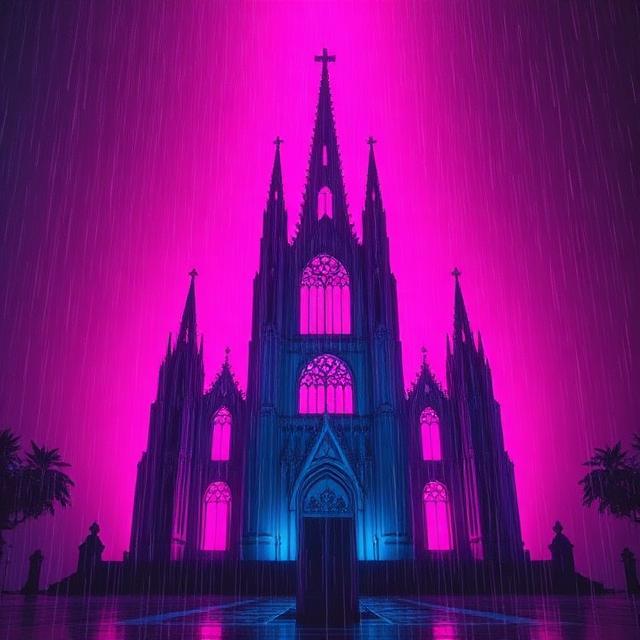 Illustrative album artwork for Neon Horizons